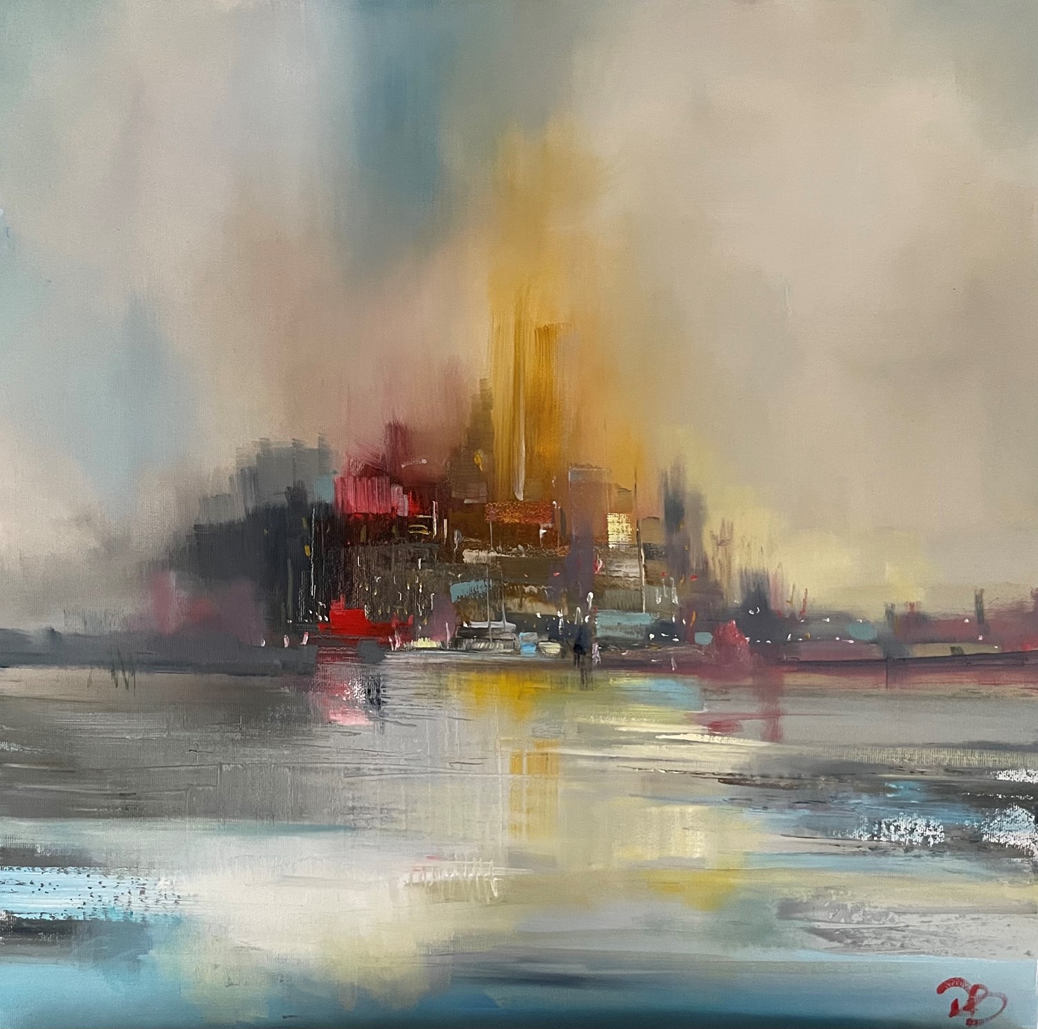 'City lights' by artist Rosanne Barr