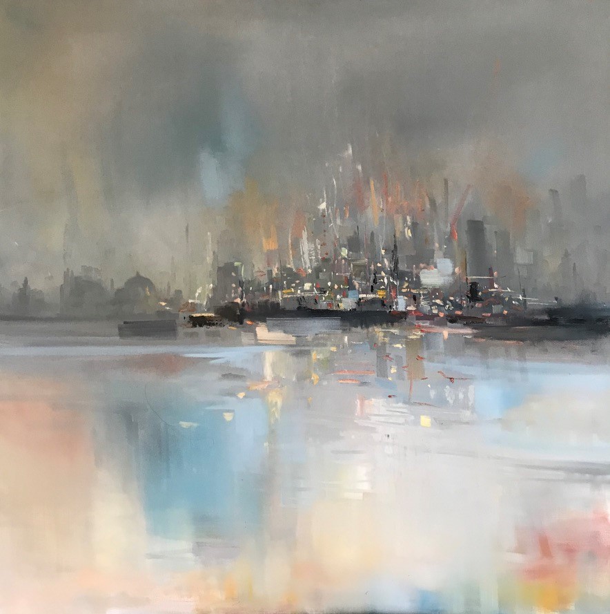 'Watching the City by Night' by artist Rosanne Barr