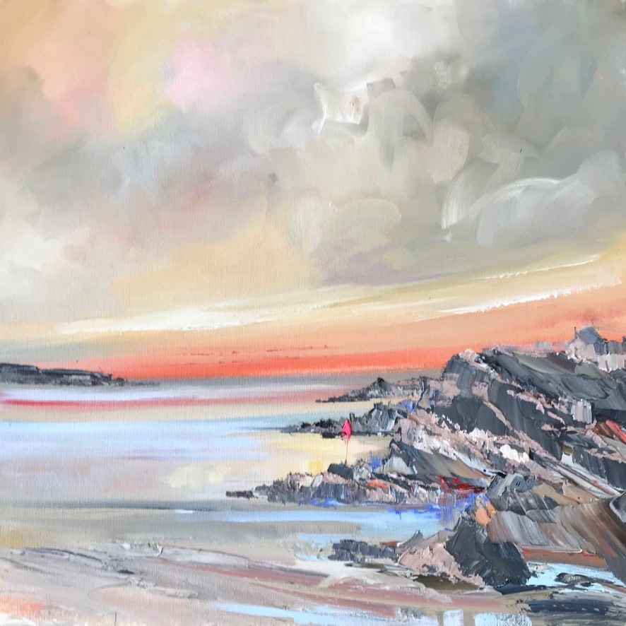 'Up on the rocks' by artist Rosanne Barr