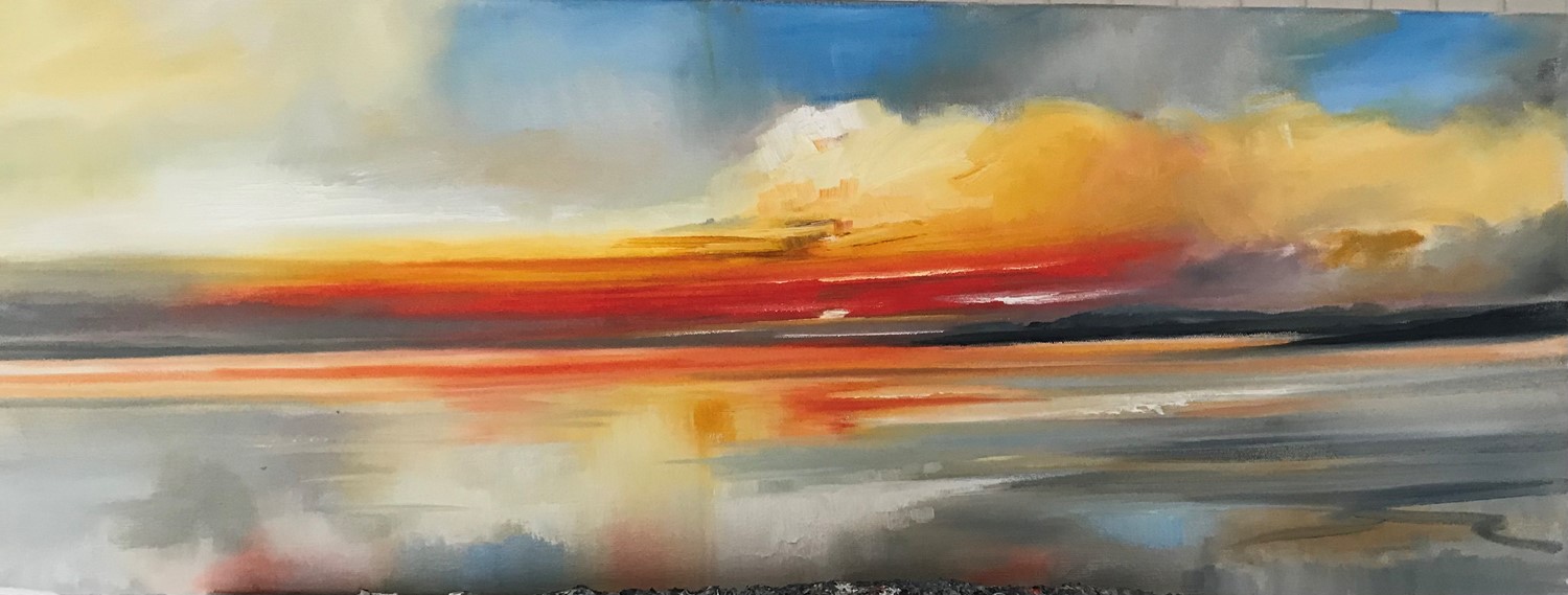 'Summers sundown' by artist Rosanne Barr