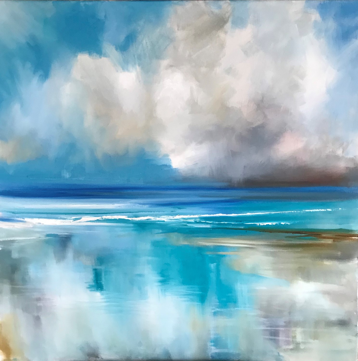 'Coastal Calm ' by artist Rosanne Barr