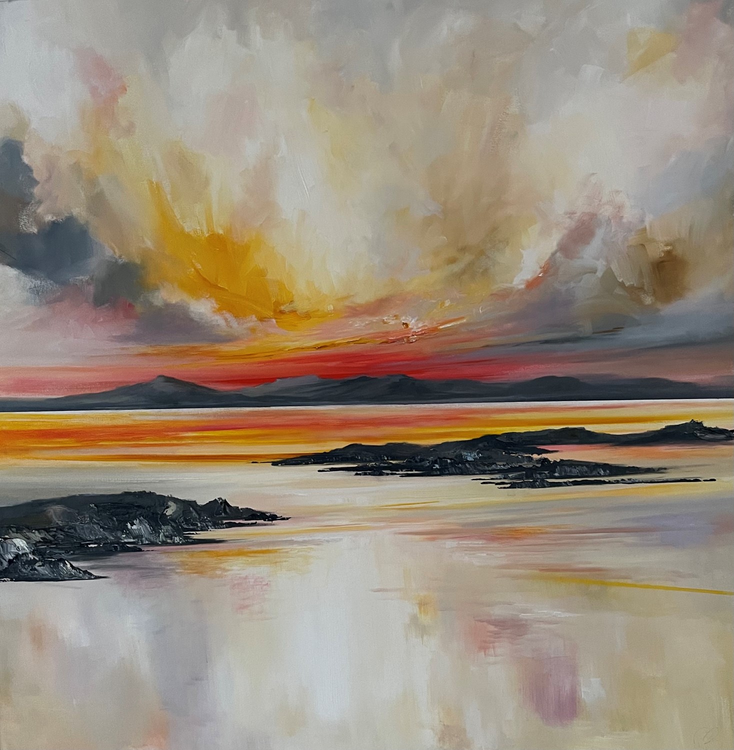 'Red sky at night ' by artist Rosanne Barr