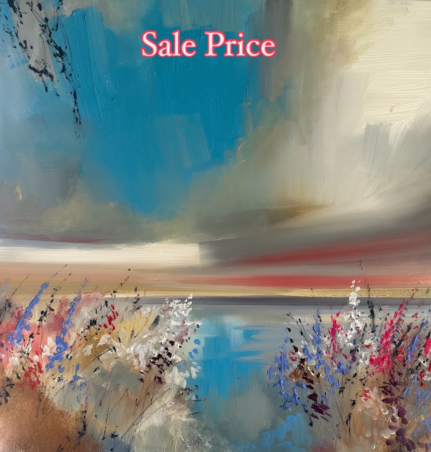 'Floral Abstract' by artist Rosanne Barr