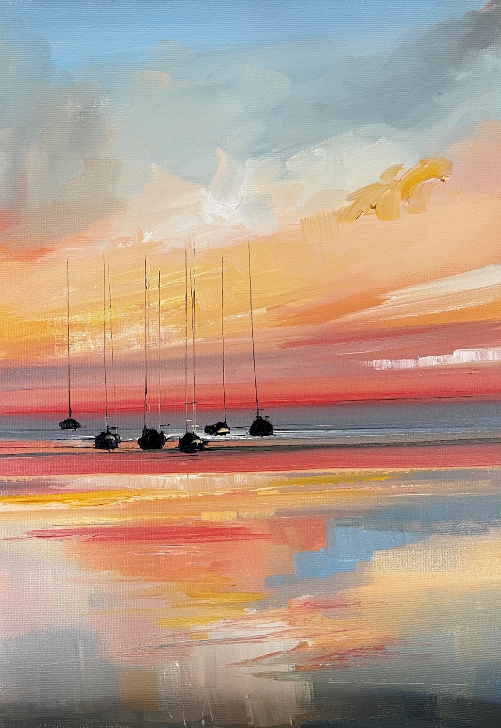 'While the sunsets' by artist Rosanne Barr