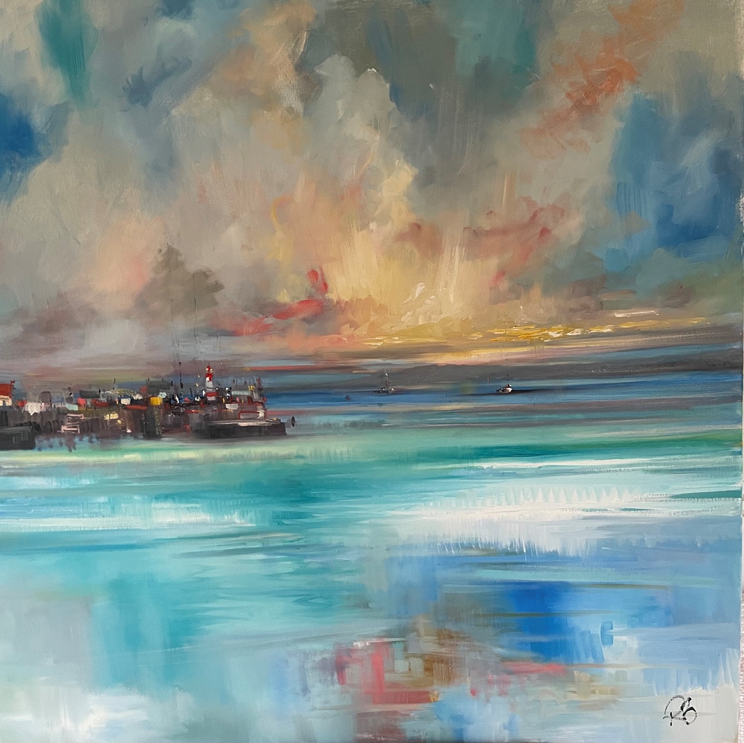 'Island Pier' by artist Rosanne Barr