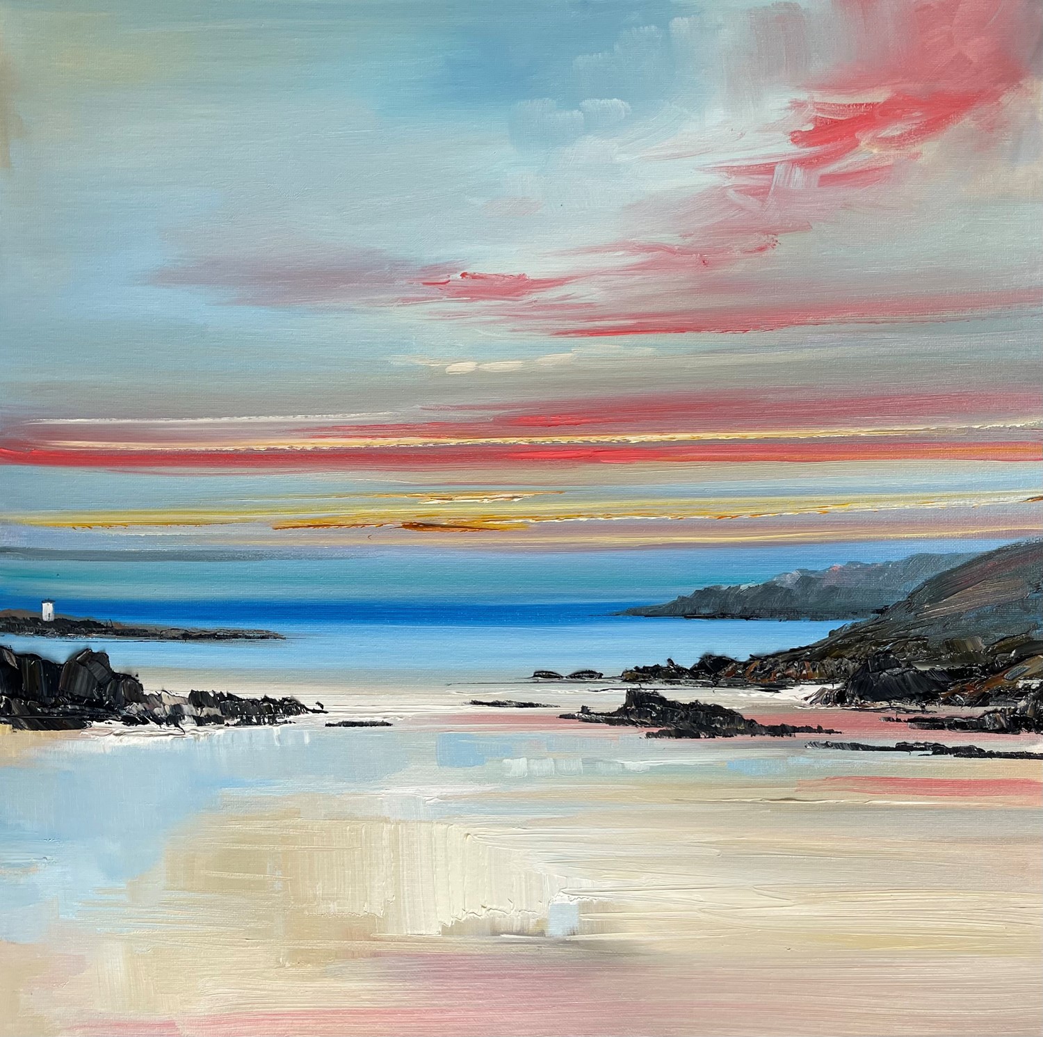 'Singing Sands Sunset' by artist Rosanne Barr