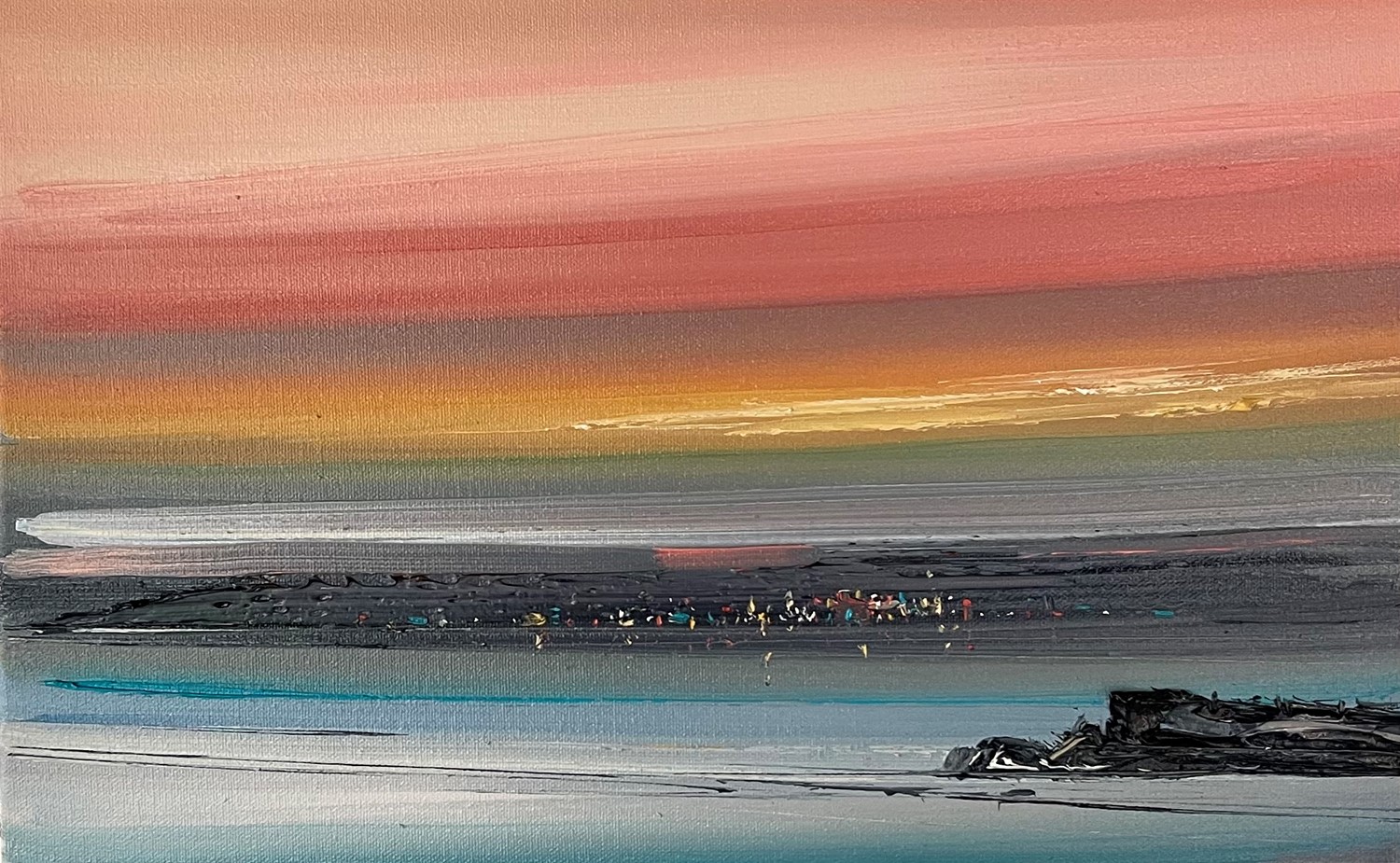 'Coastal lights ' by artist Rosanne Barr