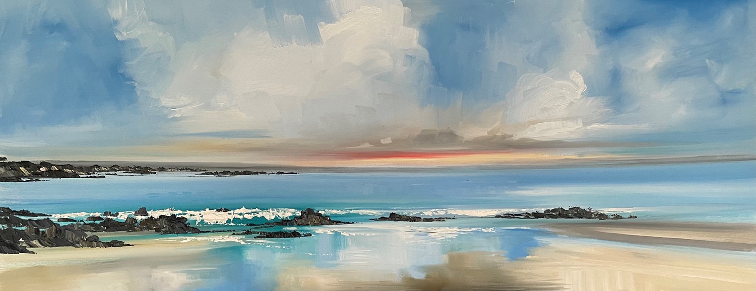 'Turquoise shoreline' by artist Rosanne Barr