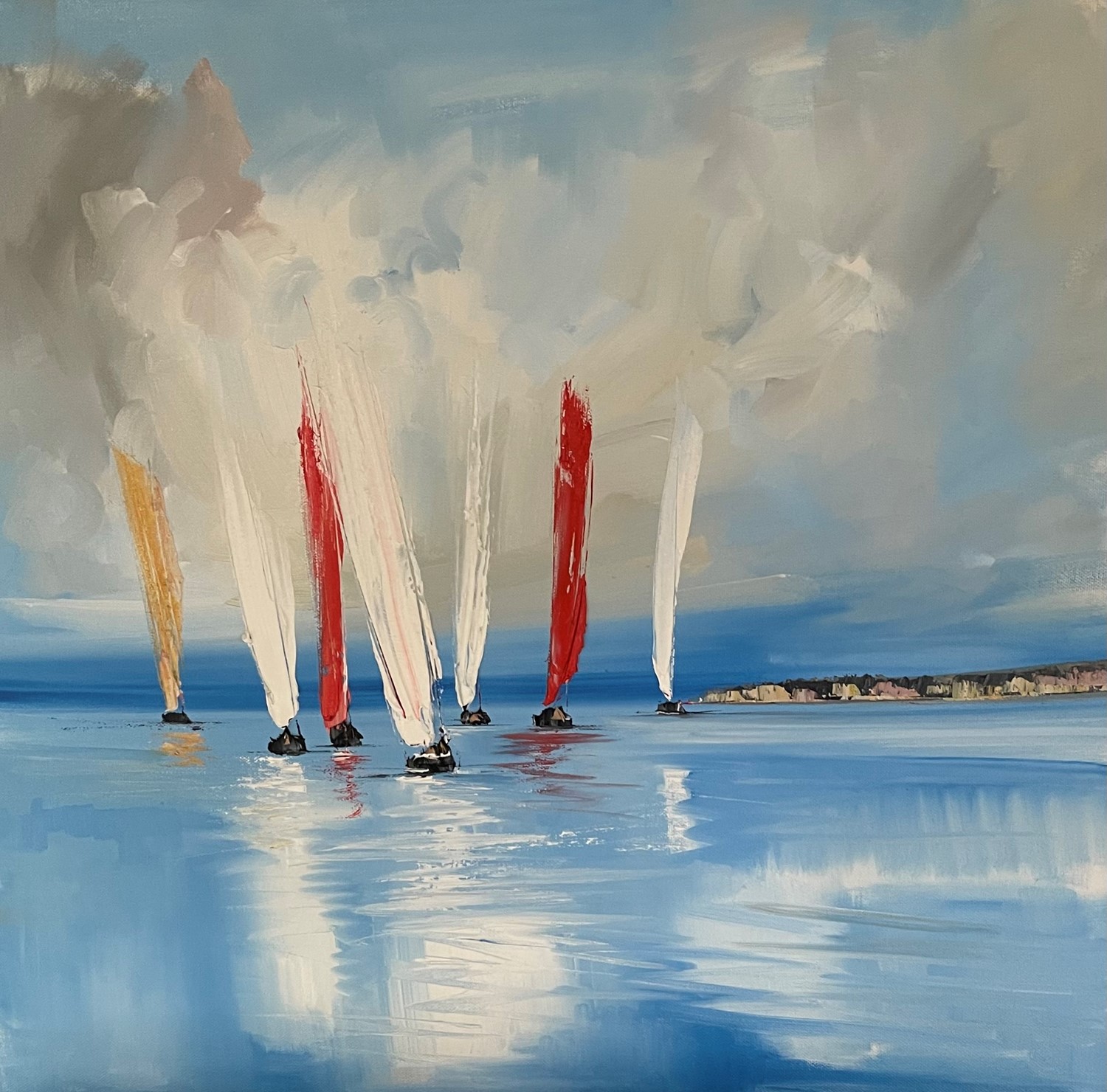 'Seven Sails' by artist Rosanne Barr