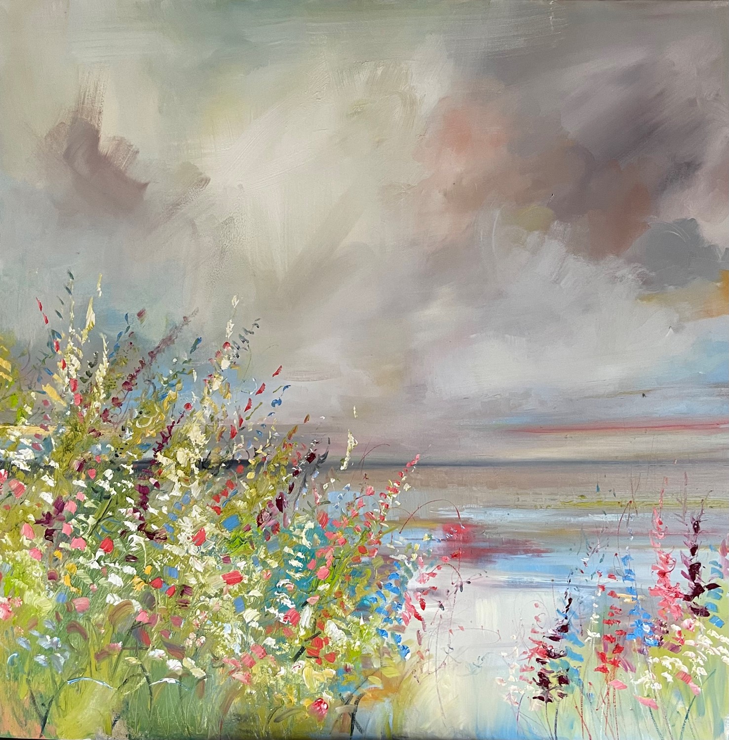 'Beyond the Wildflower Banks ' by artist Rosanne Barr