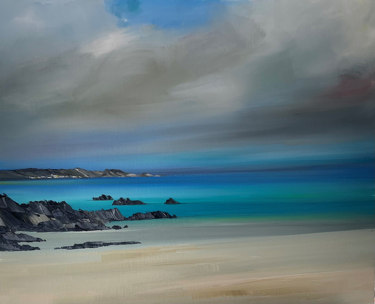 'Most rolling across Hebridean shores ' by artist Rosanne Barr