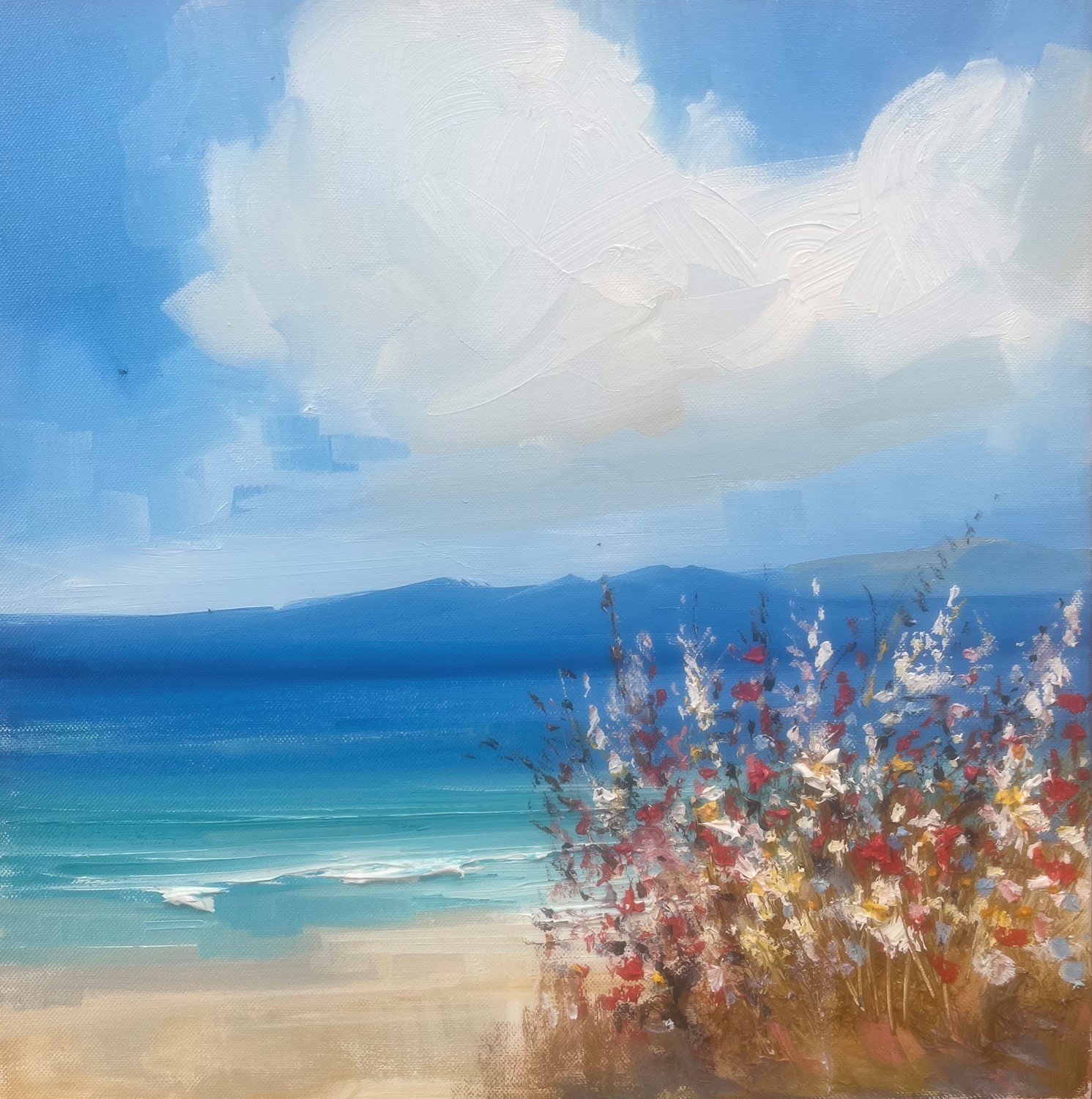 'West coast wildflowers ' by artist Rosanne Barr