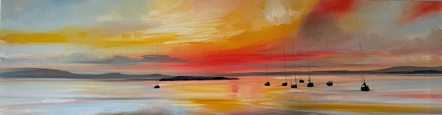 'Outlook at sunset' by artist Rosanne Barr