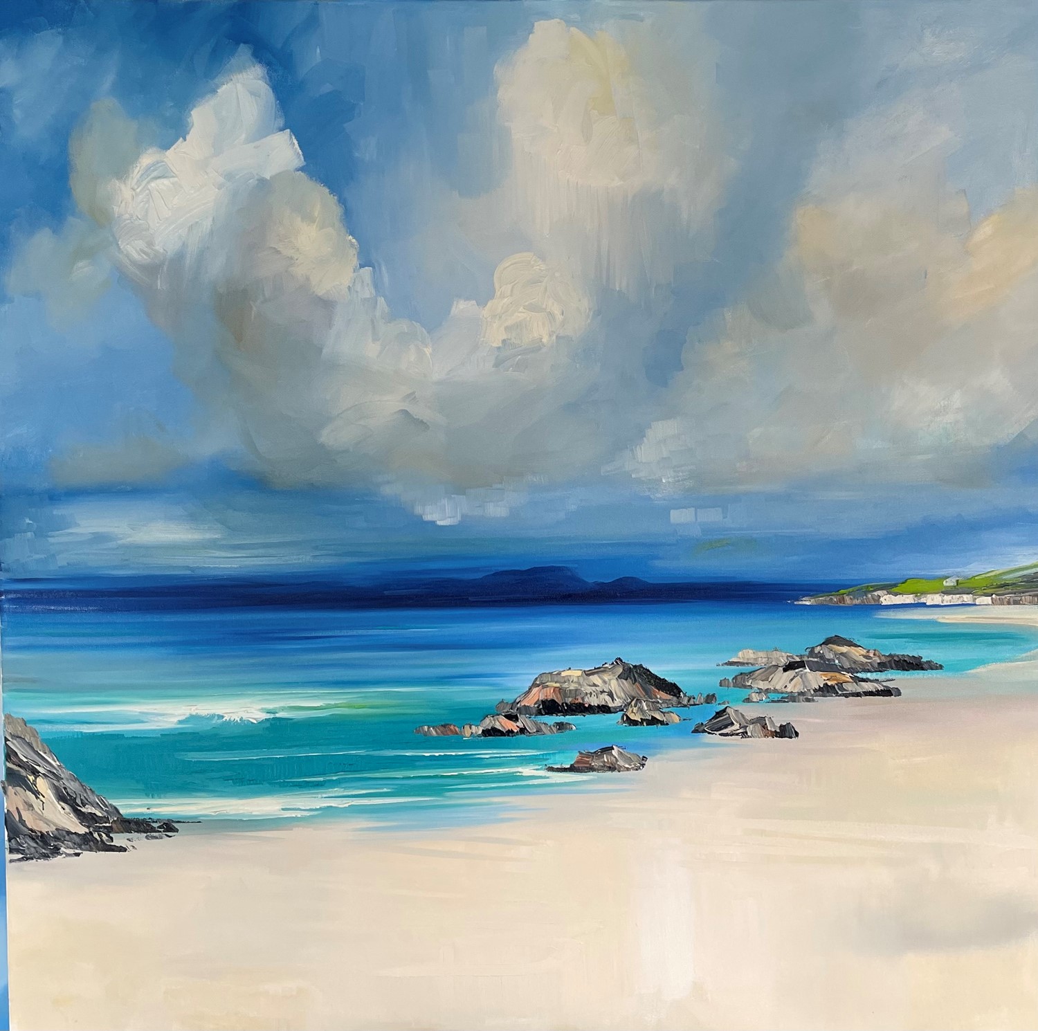 'Clouds Parting, Colonsay' by artist Rosanne Barr