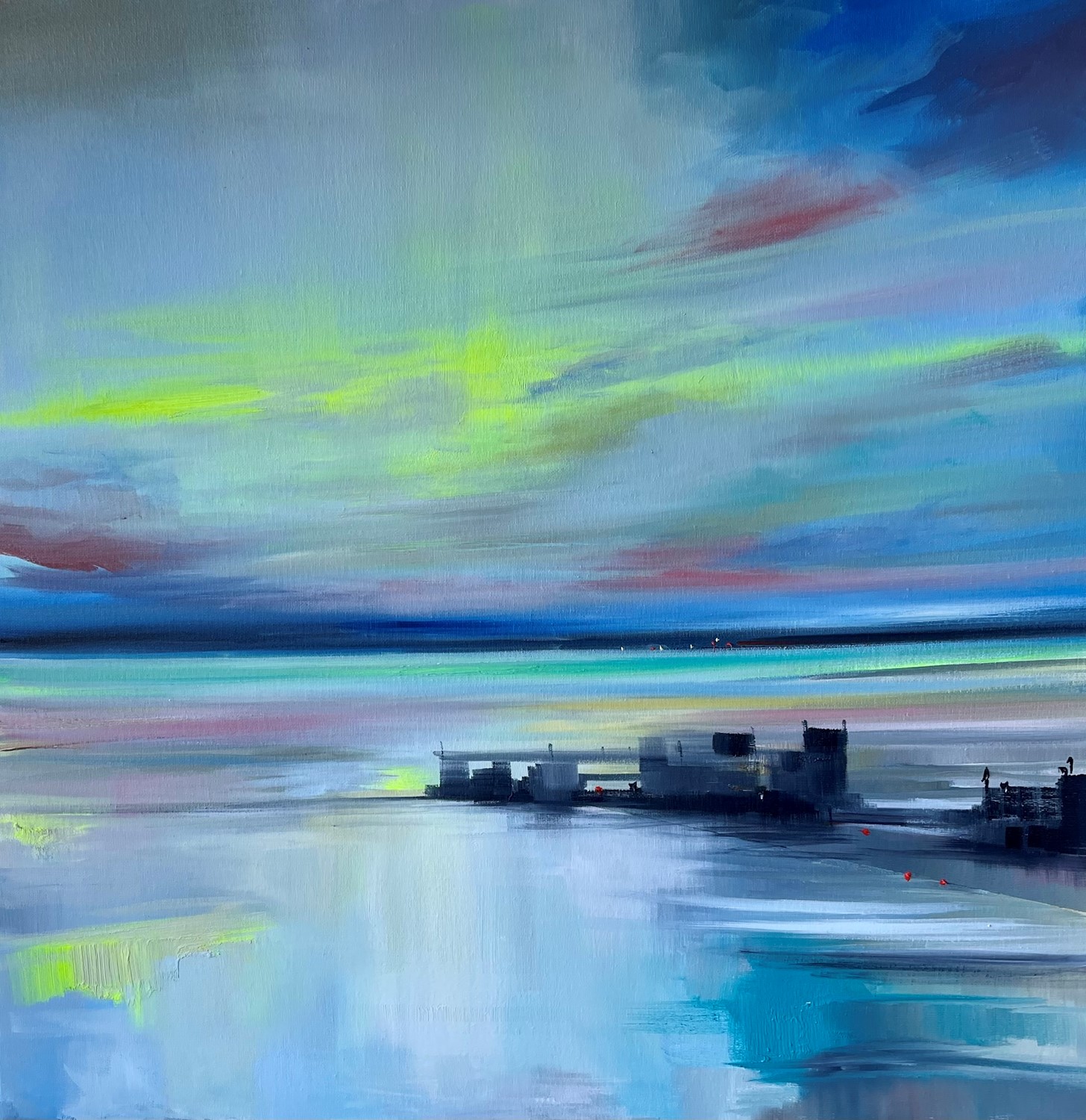 'The Aurora Up North' by artist Rosanne Barr