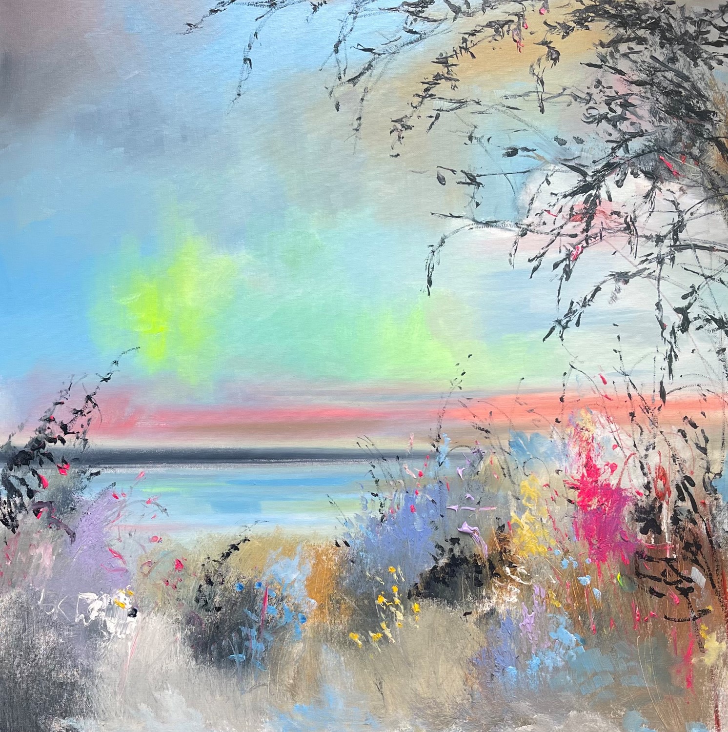'A touch of magic in the sky ' by artist Rosanne Barr