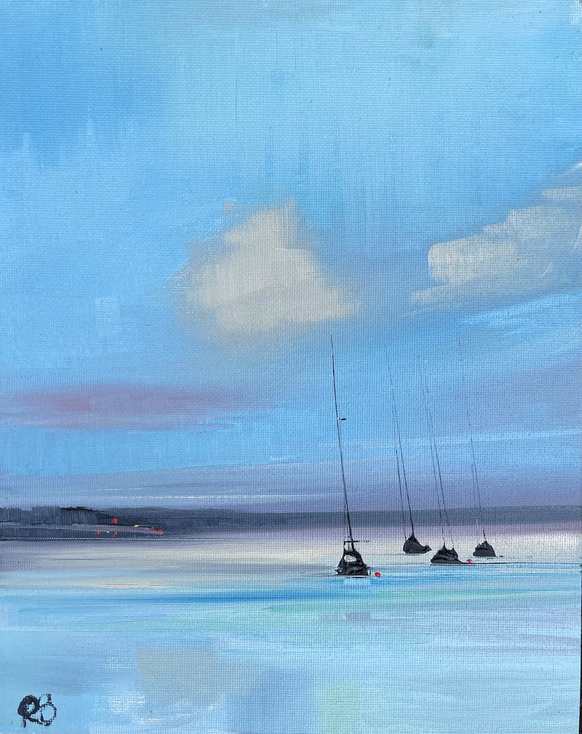 'The mooring for four' by artist Rosanne Barr