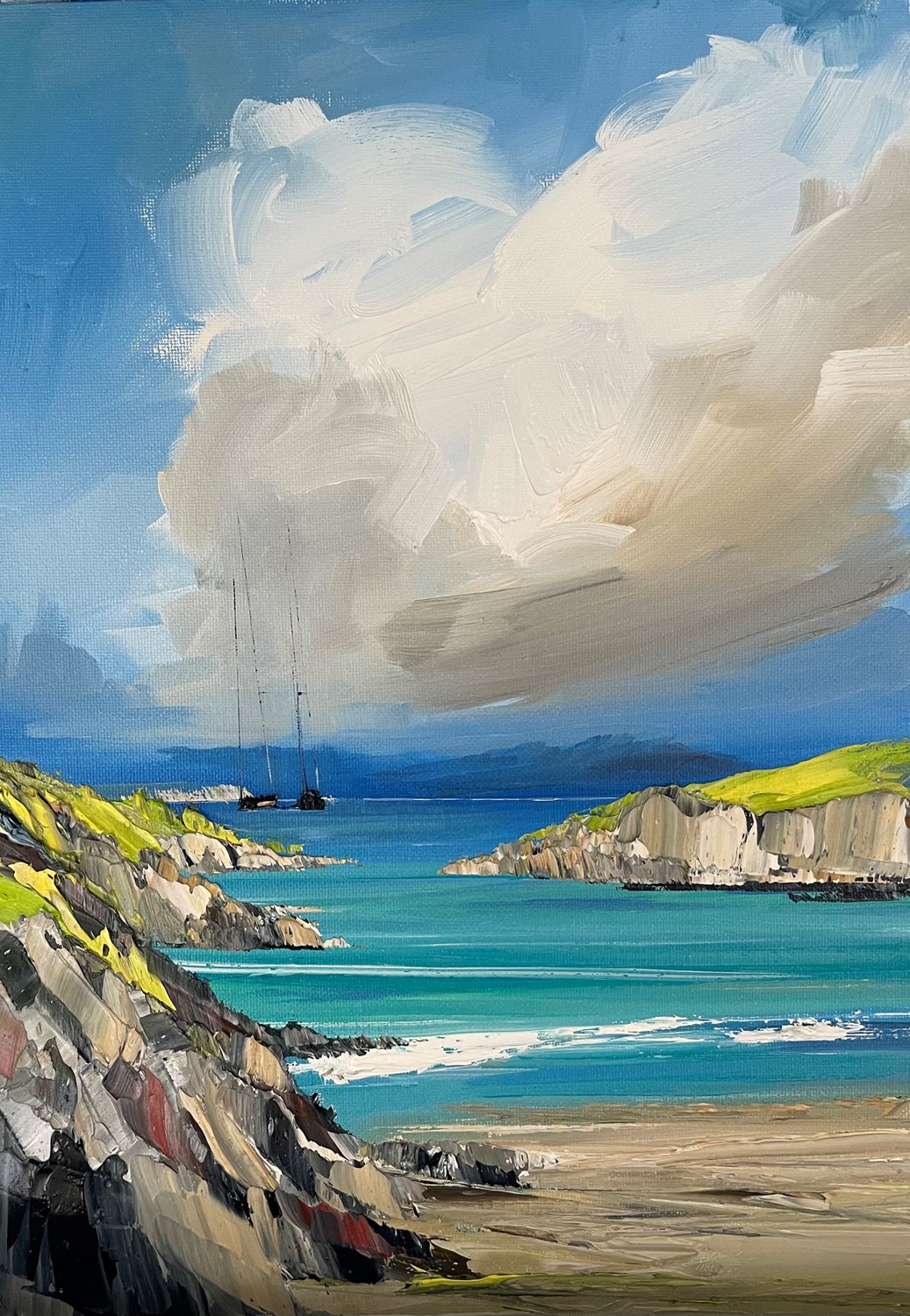 'Exploring the Coves ' by artist Rosanne Barr