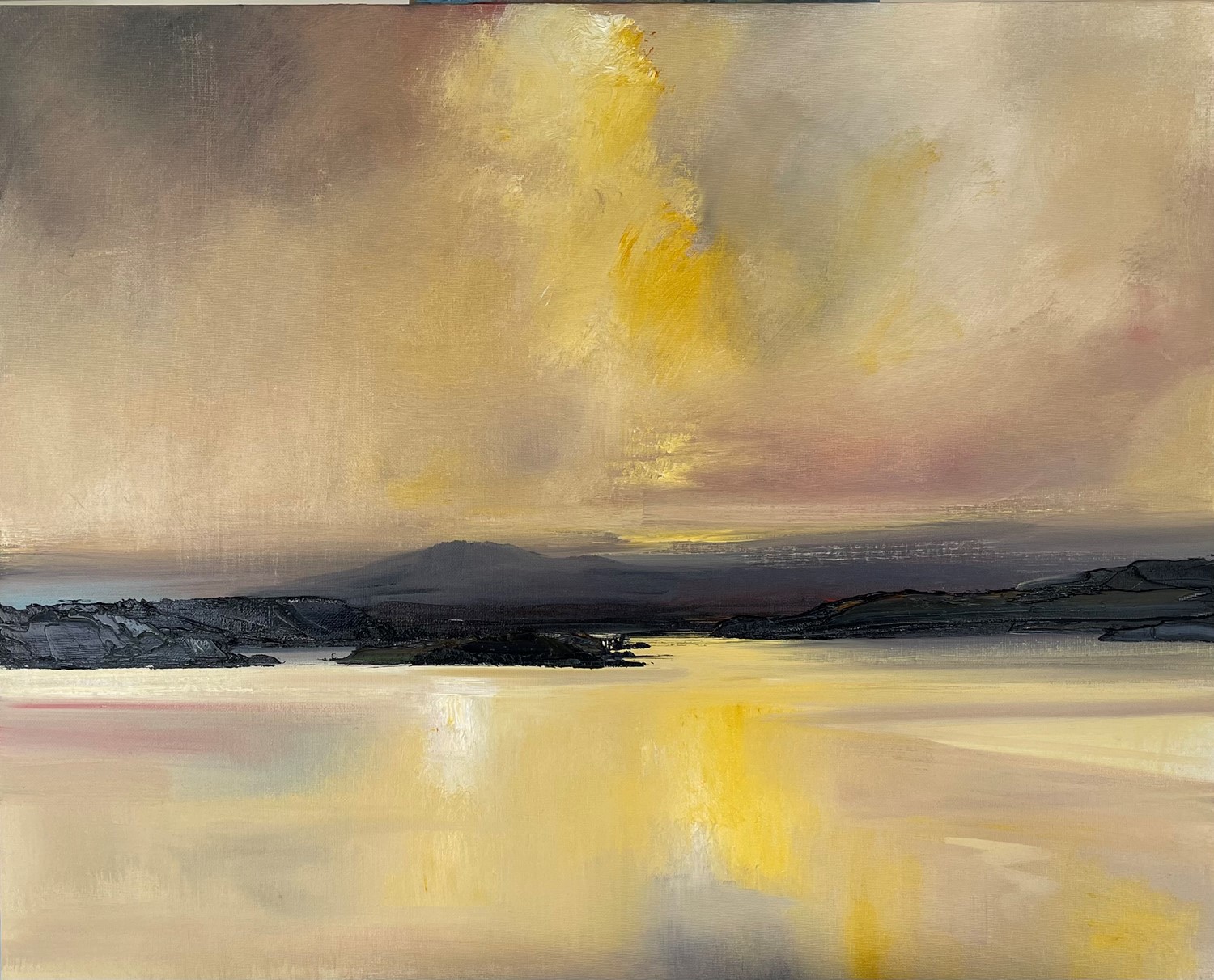 'On a golden Night ' by artist Rosanne Barr