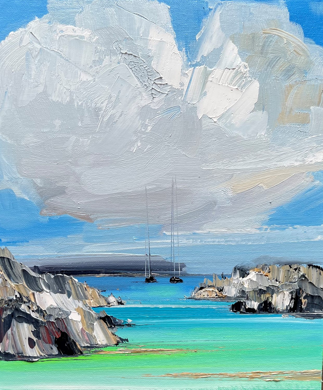 'Between the isles ' by artist Rosanne Barr