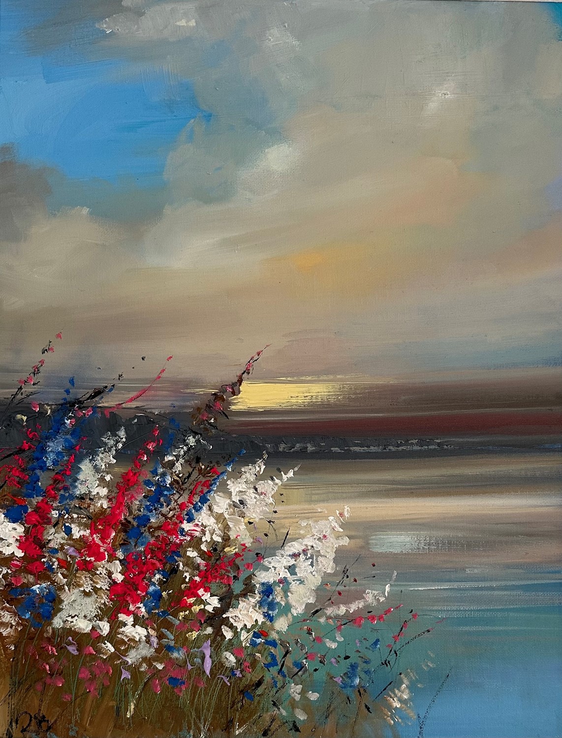 'Blooming by the Sea' by artist Rosanne Barr