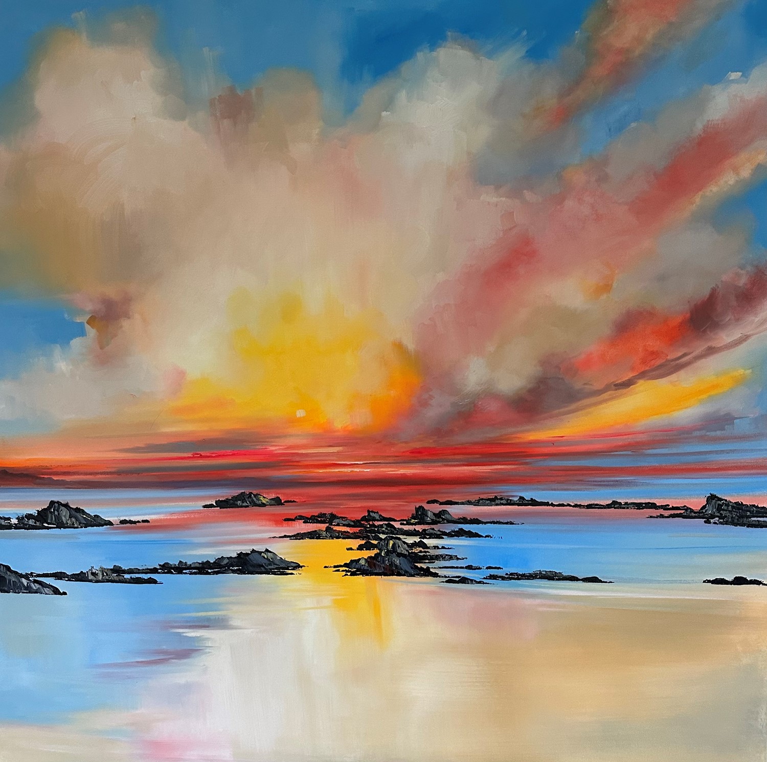 'A Night for a Sunset' by artist Rosanne Barr