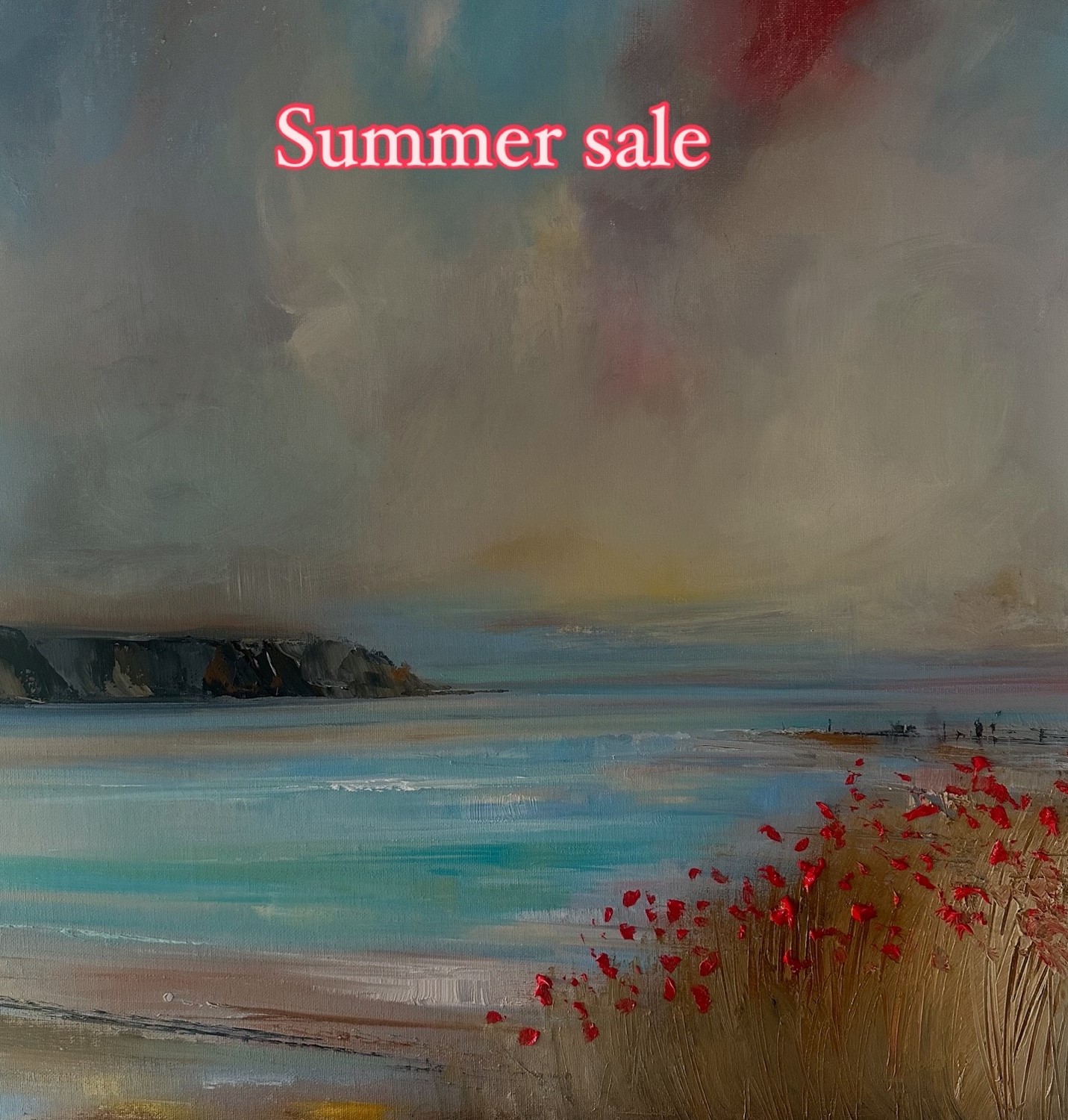 'Chasing the tide' by artist Rosanne Barr