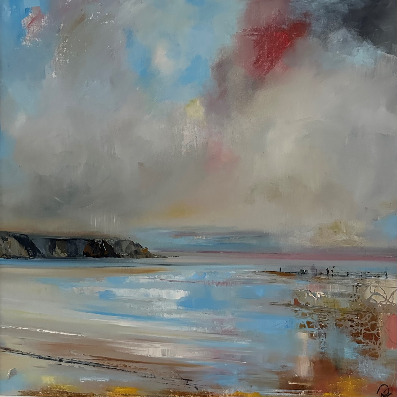 'Chasing the tide' by artist Rosanne Barr