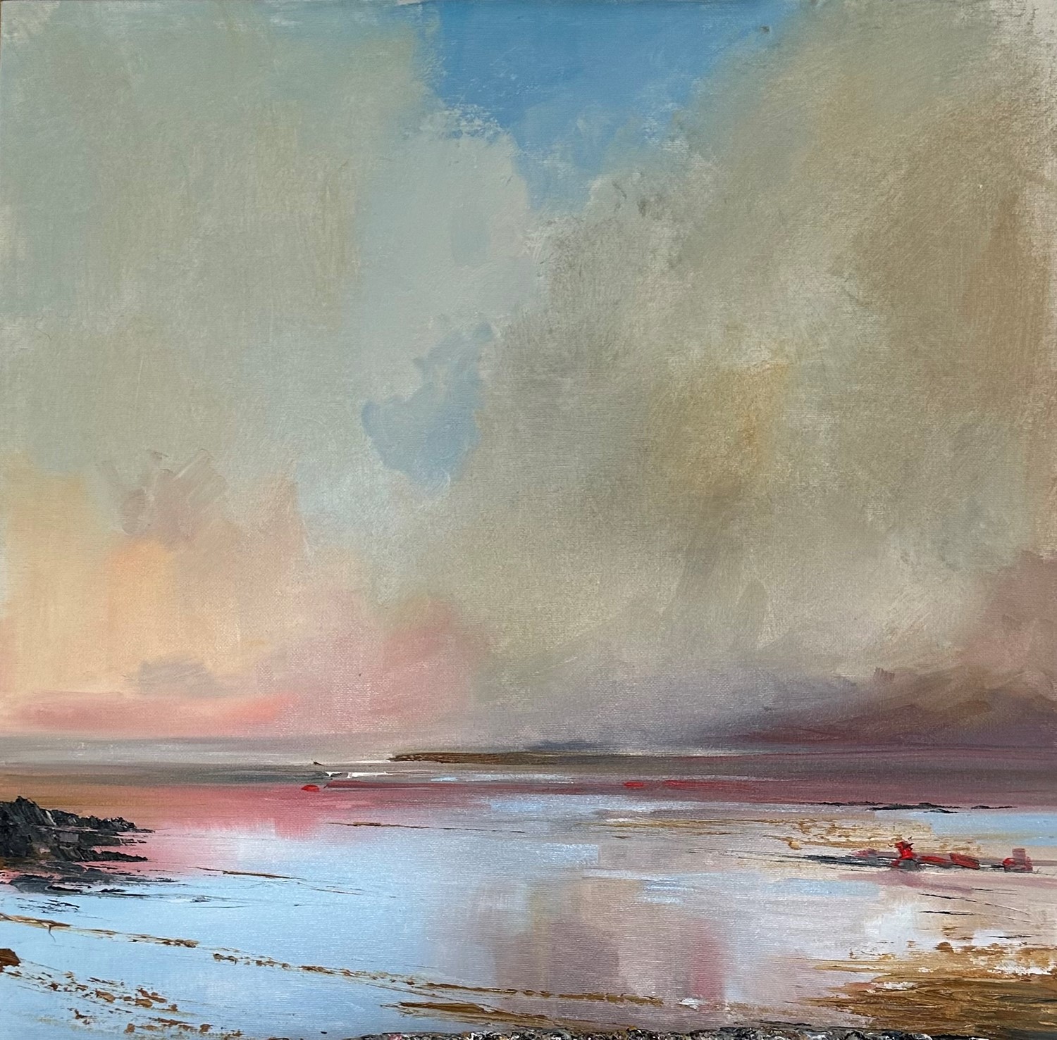 'As the clouds part ' by artist Rosanne Barr