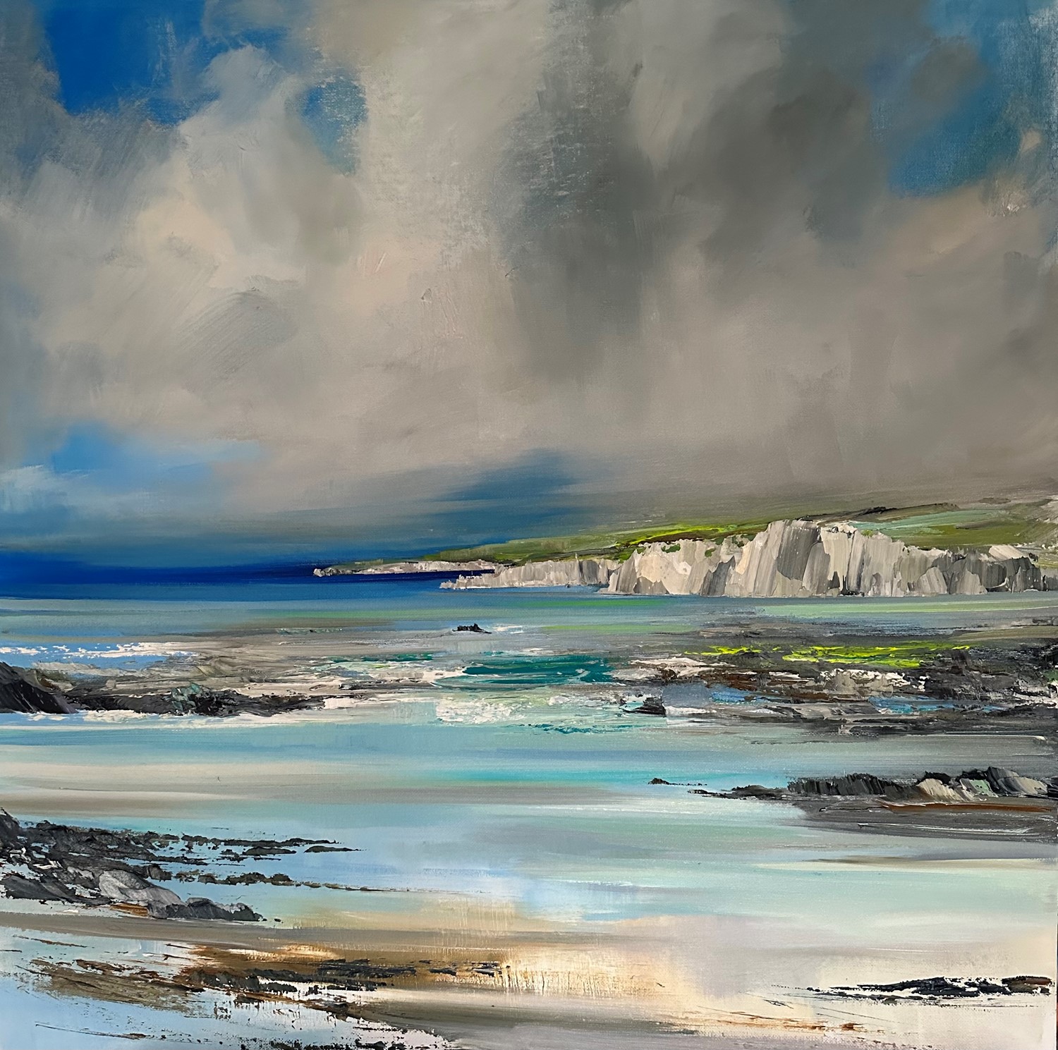 'Light Hitting the Cliffs' by artist Rosanne Barr