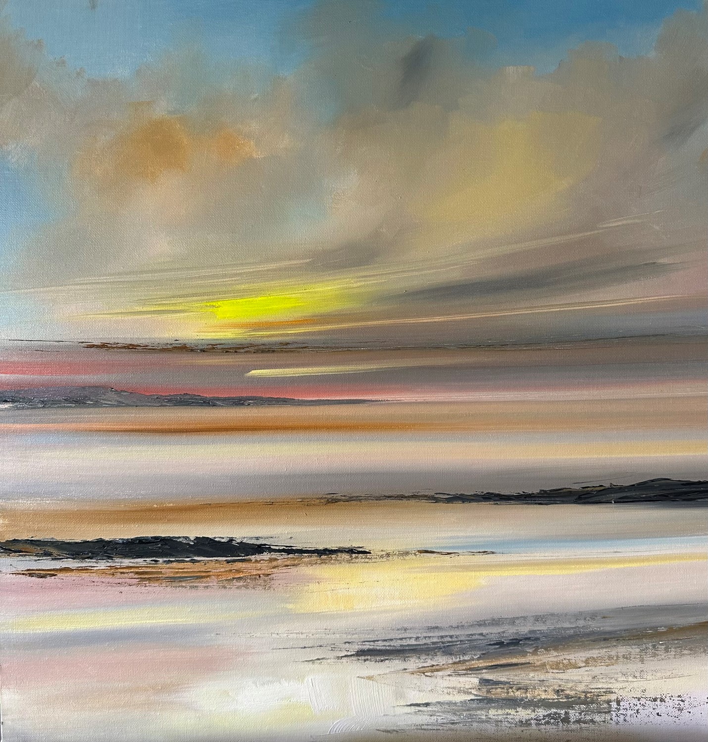 'End of Day , Brora' by artist Rosanne Barr