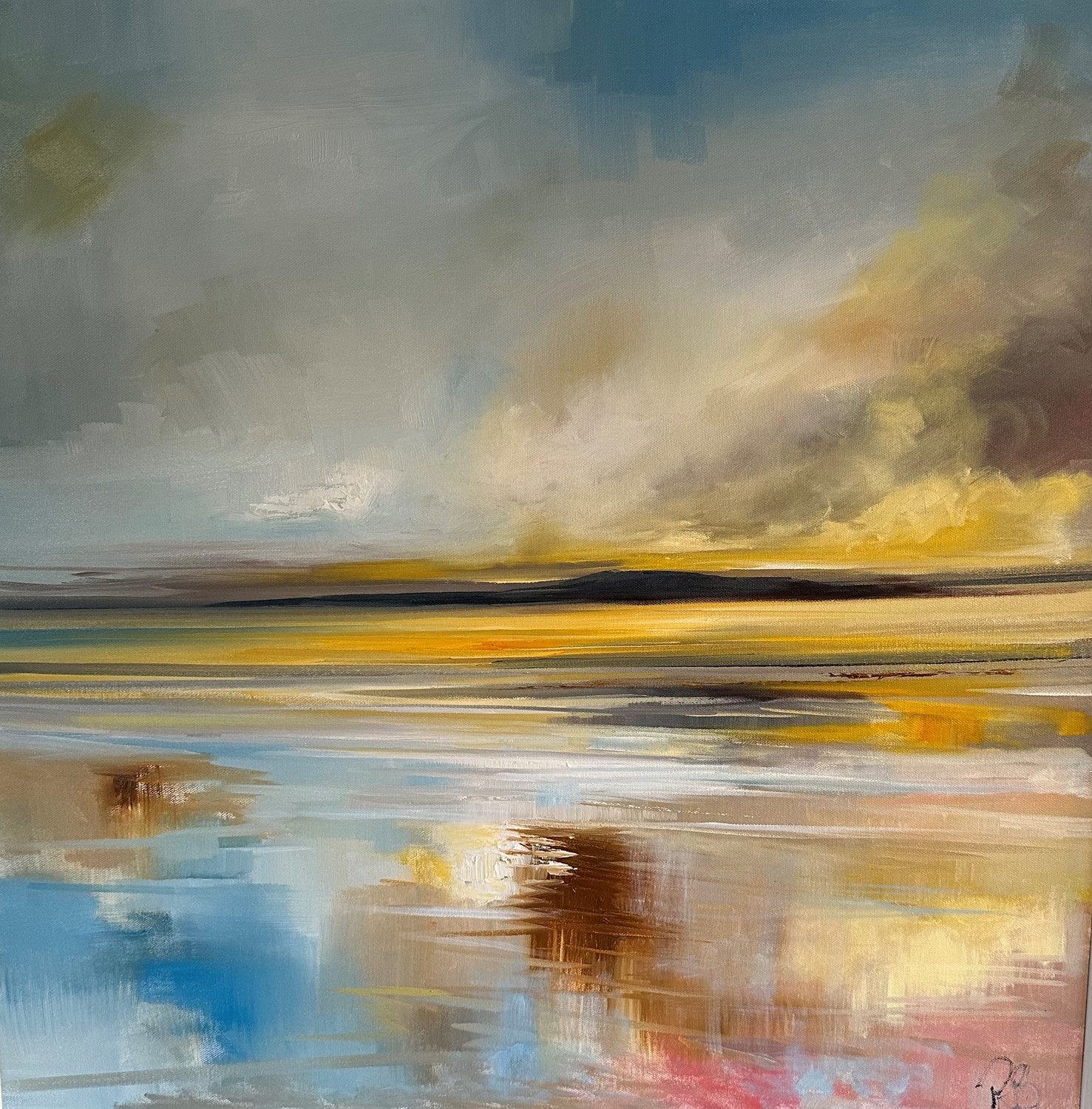 'Reflections looking out to the Summer Isles' by artist Rosanne Barr