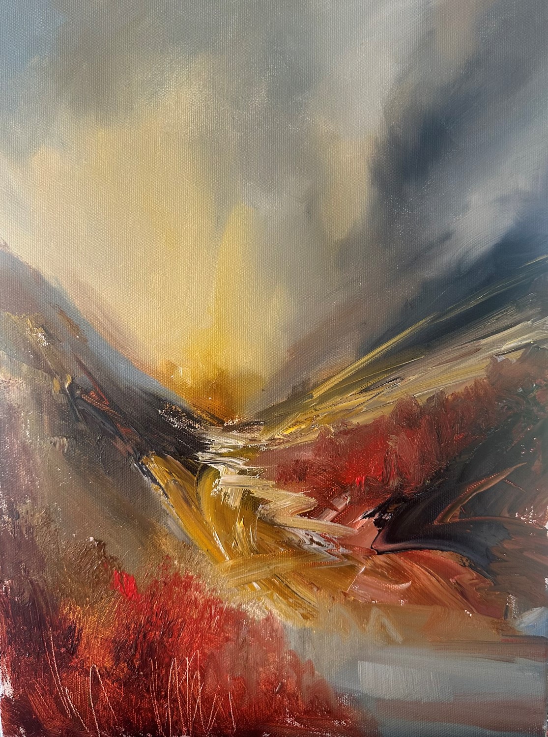 'The pull of the mountains' by artist Rosanne Barr
