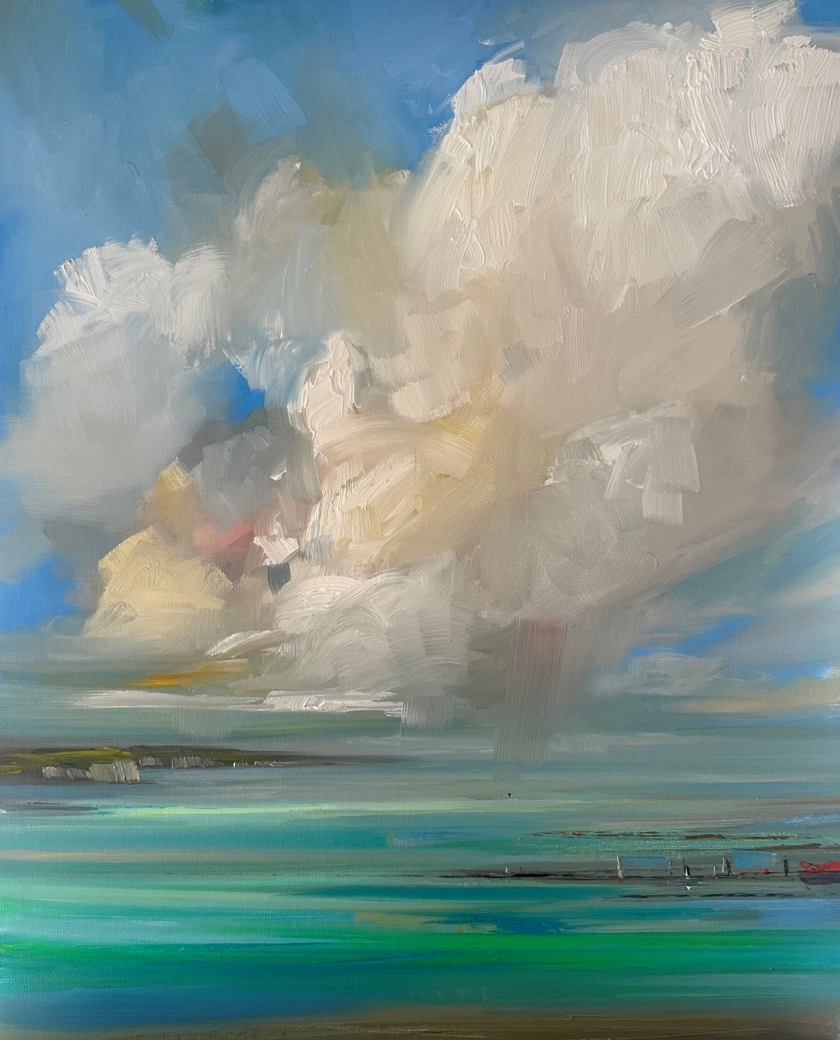 'John o groats coastline ' by artist Rosanne Barr