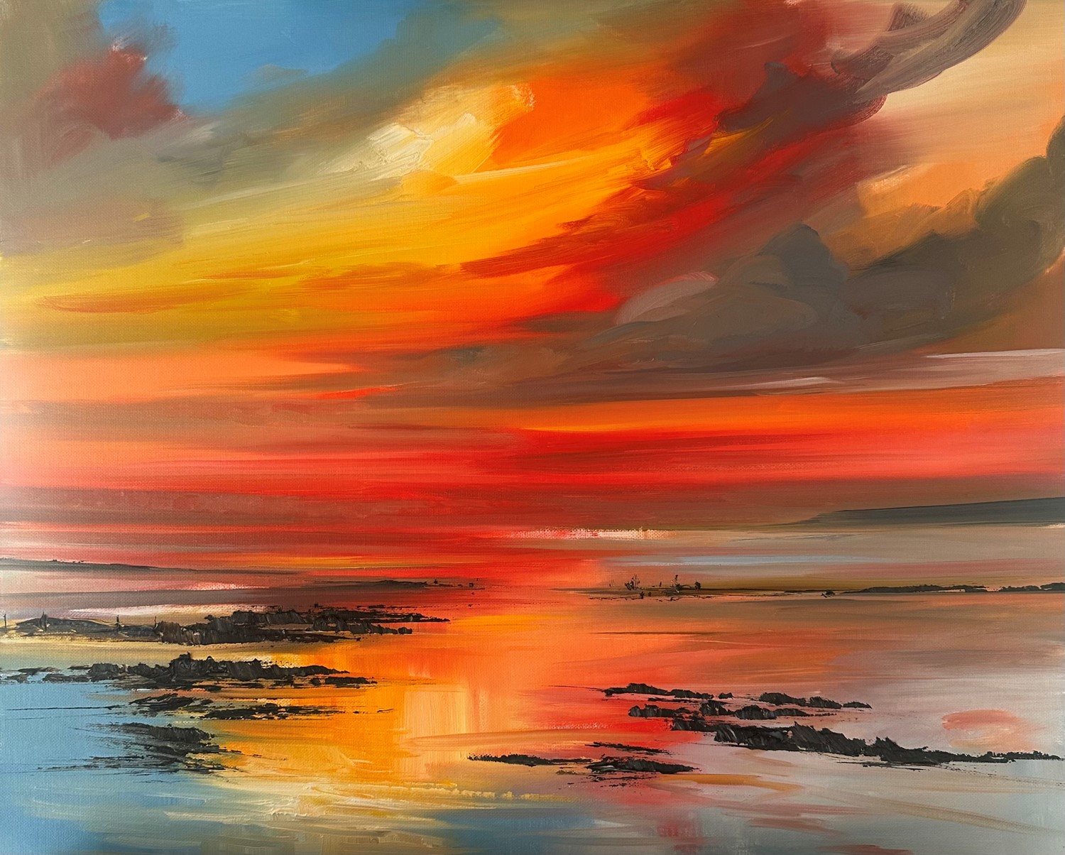 'Momentous sunset' by artist Rosanne Barr