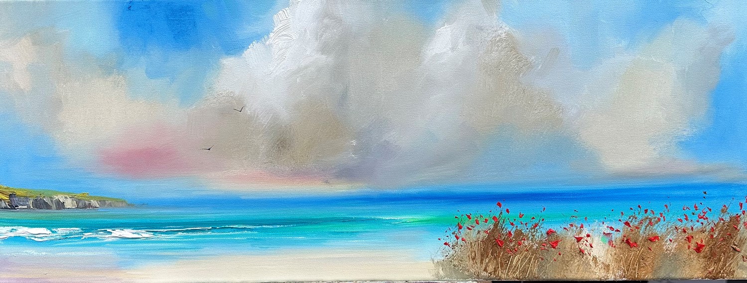 'Poppies parading ' by artist Rosanne Barr