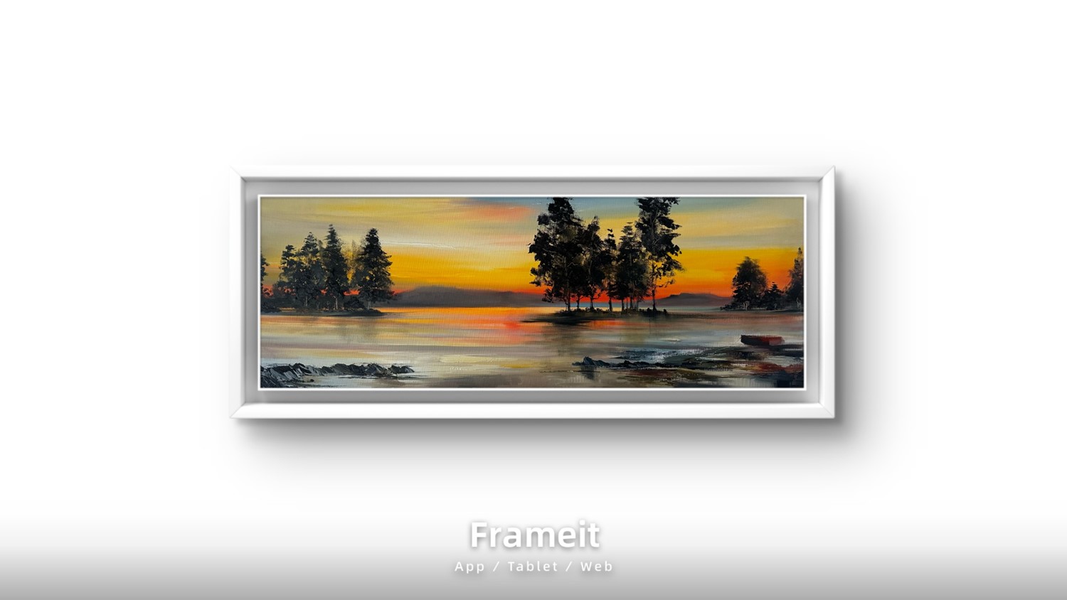 'Lochside silhouettes ' by artist Rosanne Barr