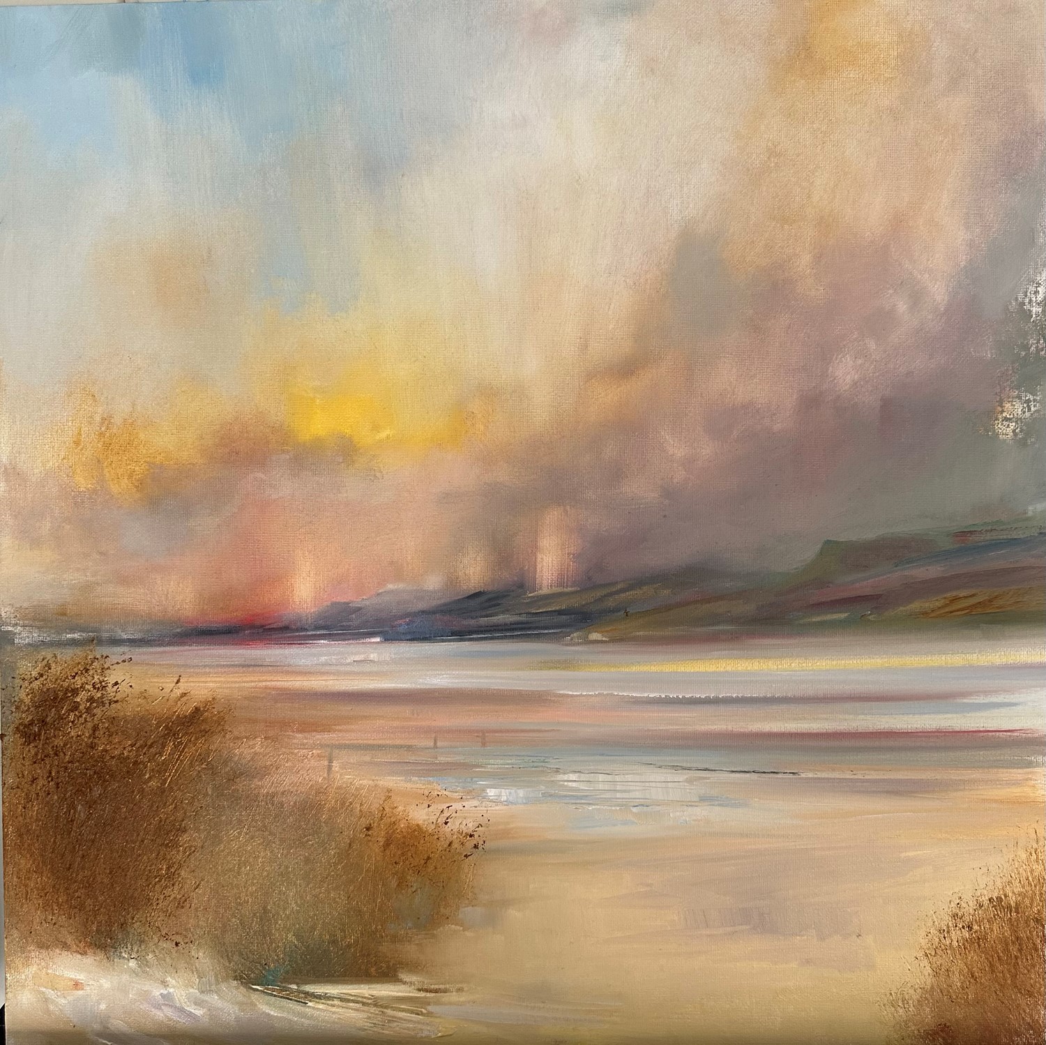 'Heavy Cloud Looking Harris ' by artist Rosanne Barr