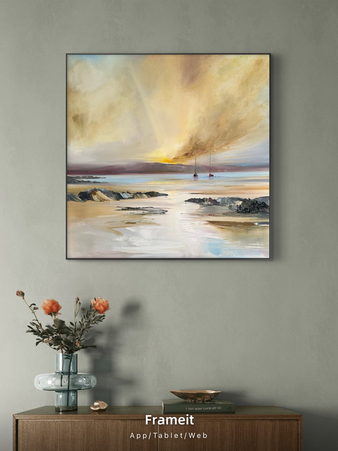 'Gazing toward Arran' by artist Rosanne Barr