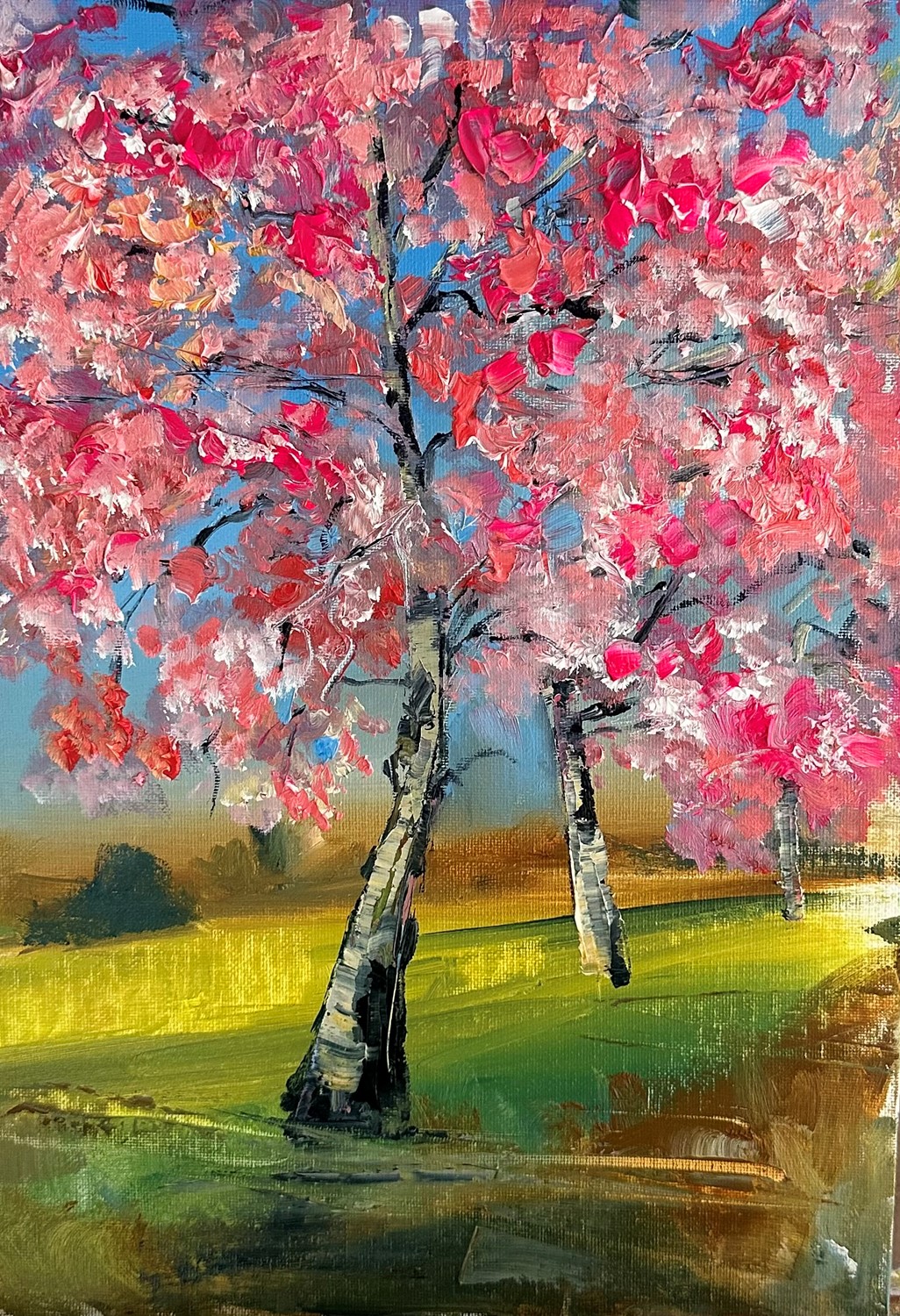 'Cherry blossom summer' by artist Rosanne Barr