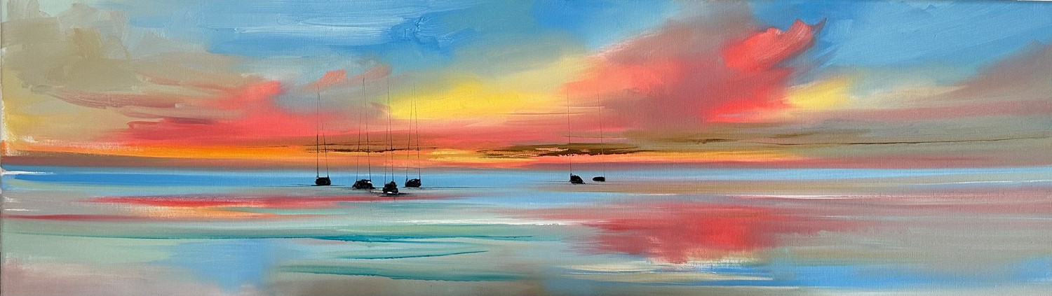 'Sky flooded with light ' by artist Rosanne Barr