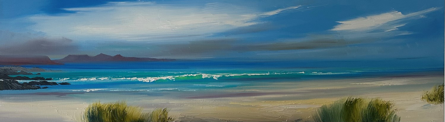 'Arisaig Blues ' by artist Rosanne Barr
