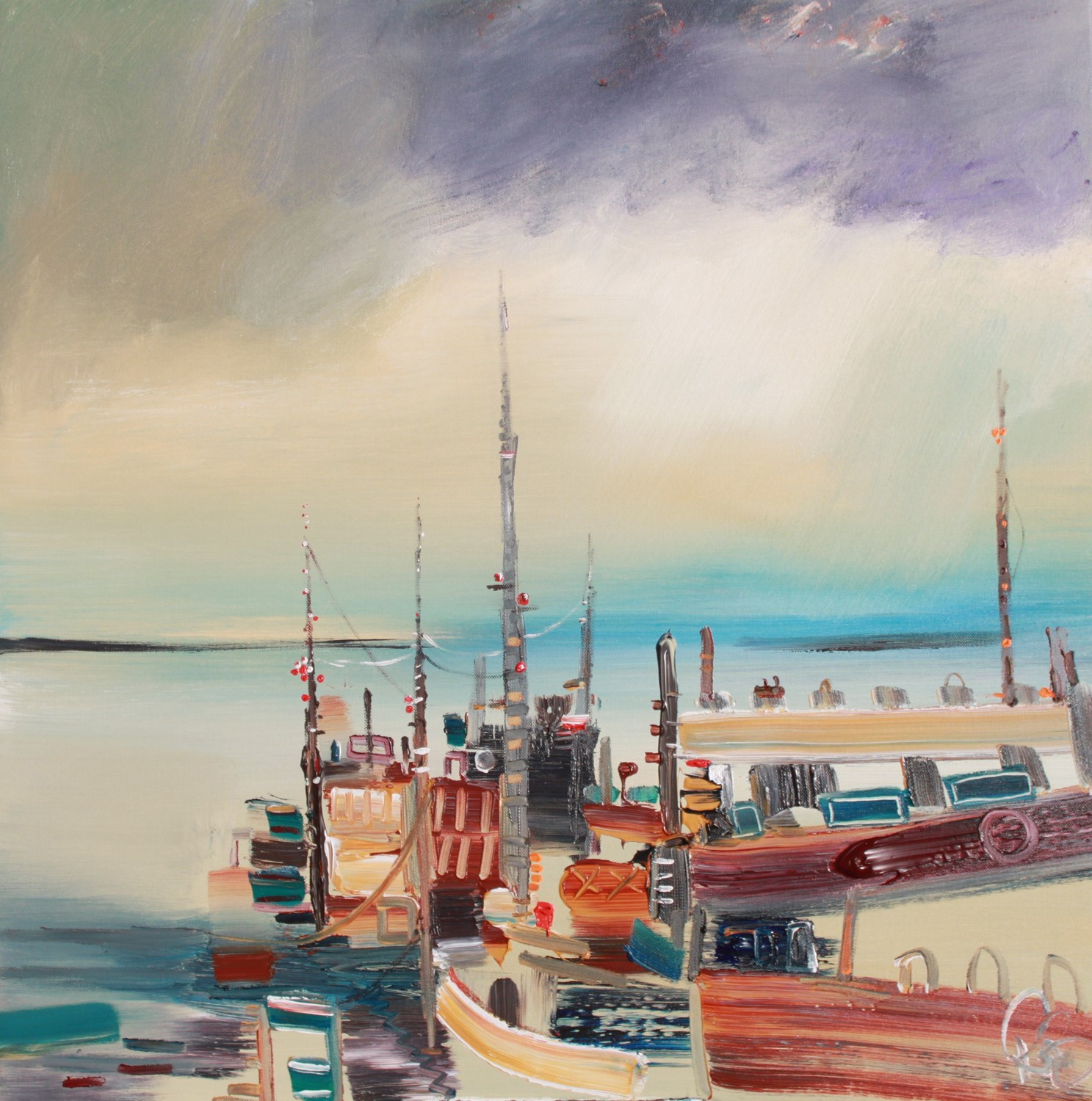 'Becalmed' by artist Rosanne Barr